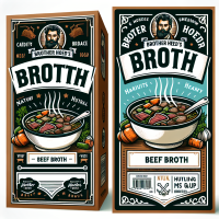 Packaging Design, Beef broth, Kaldu Sapi Brother Hoed